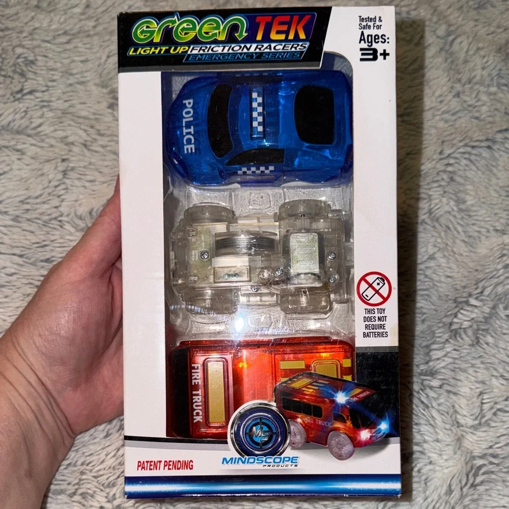 Light Up Friction Racers - Blue‎ and Red